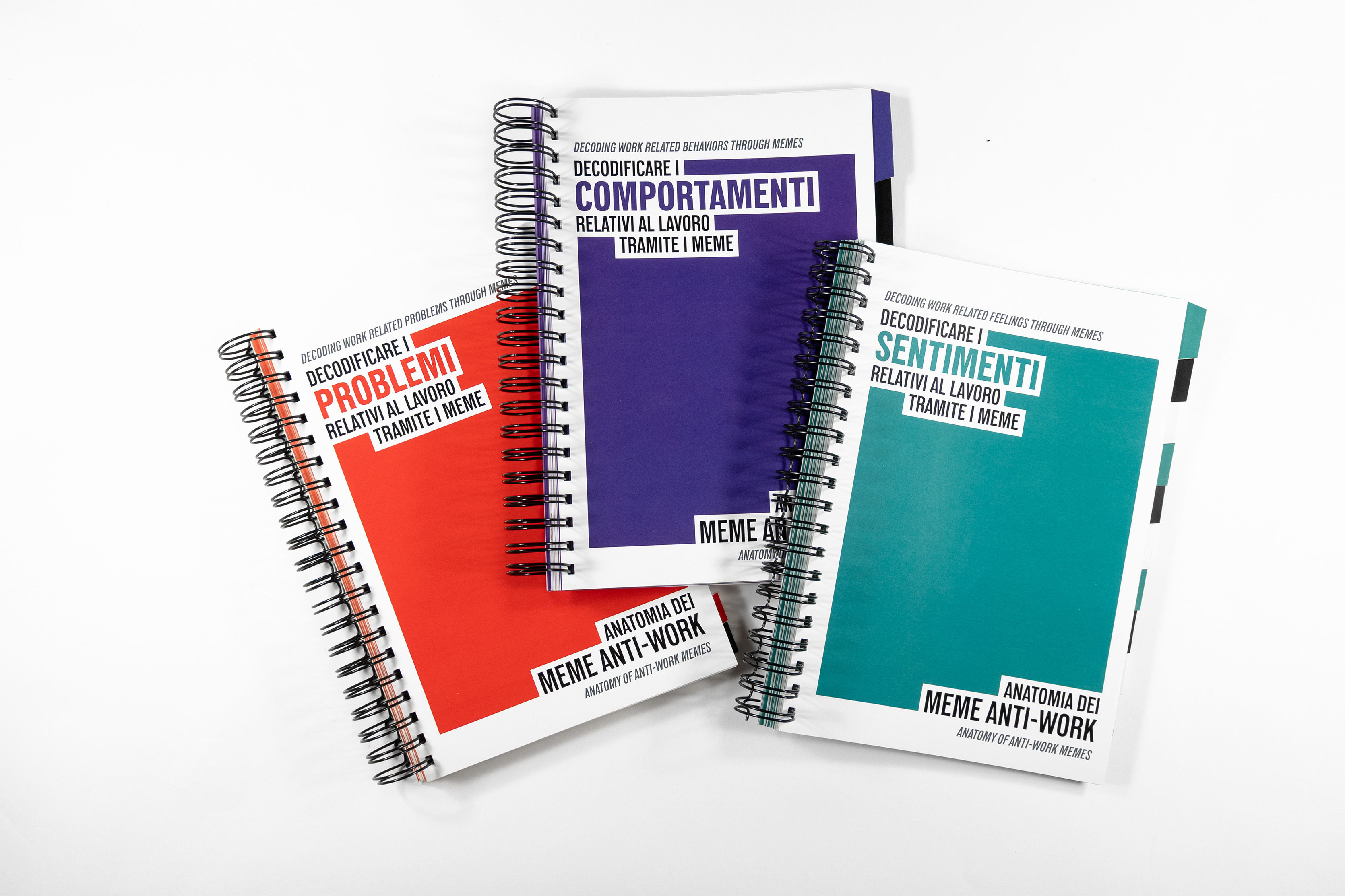 I tre cataloghi del progetto