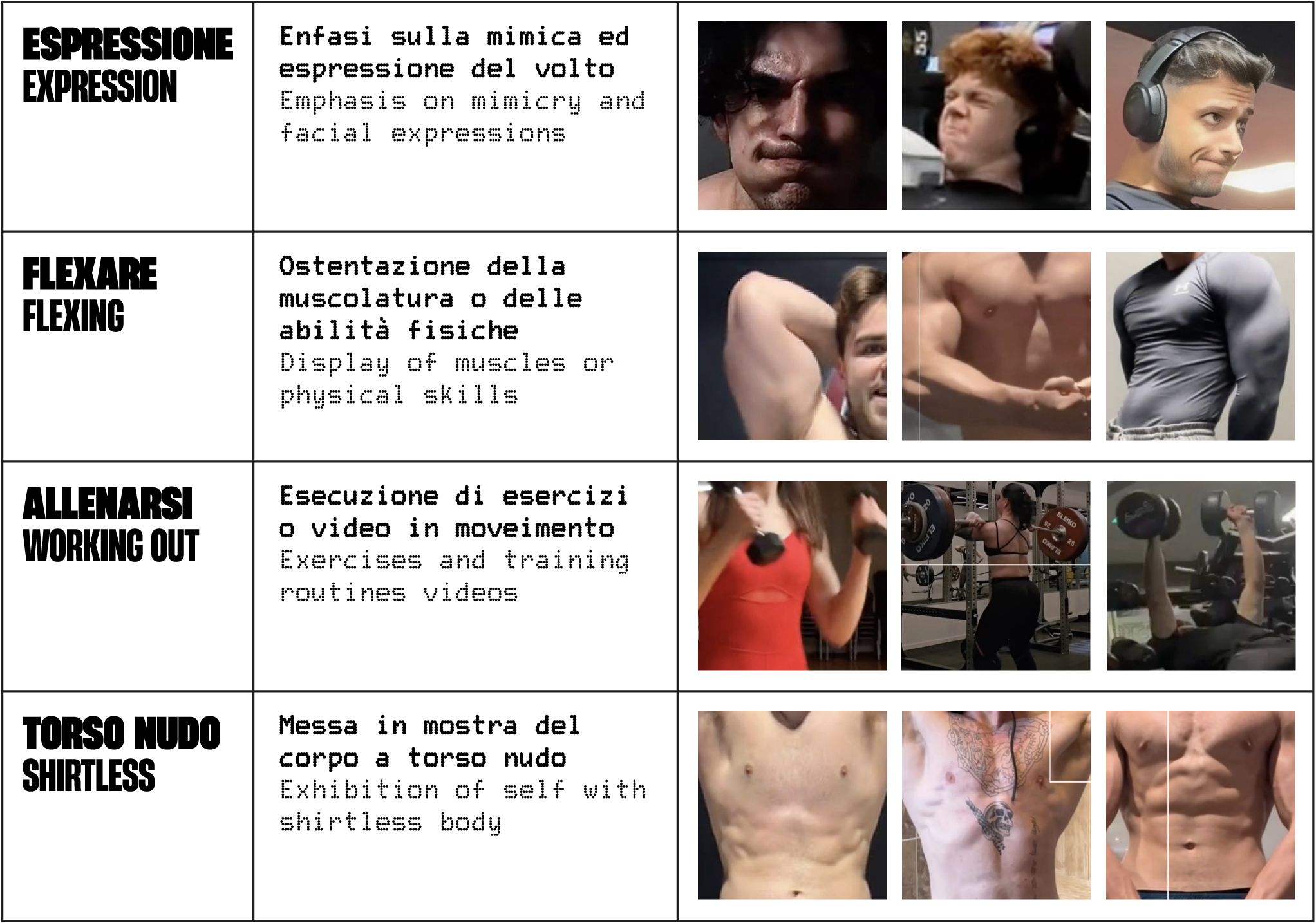 Categorie visive di forza