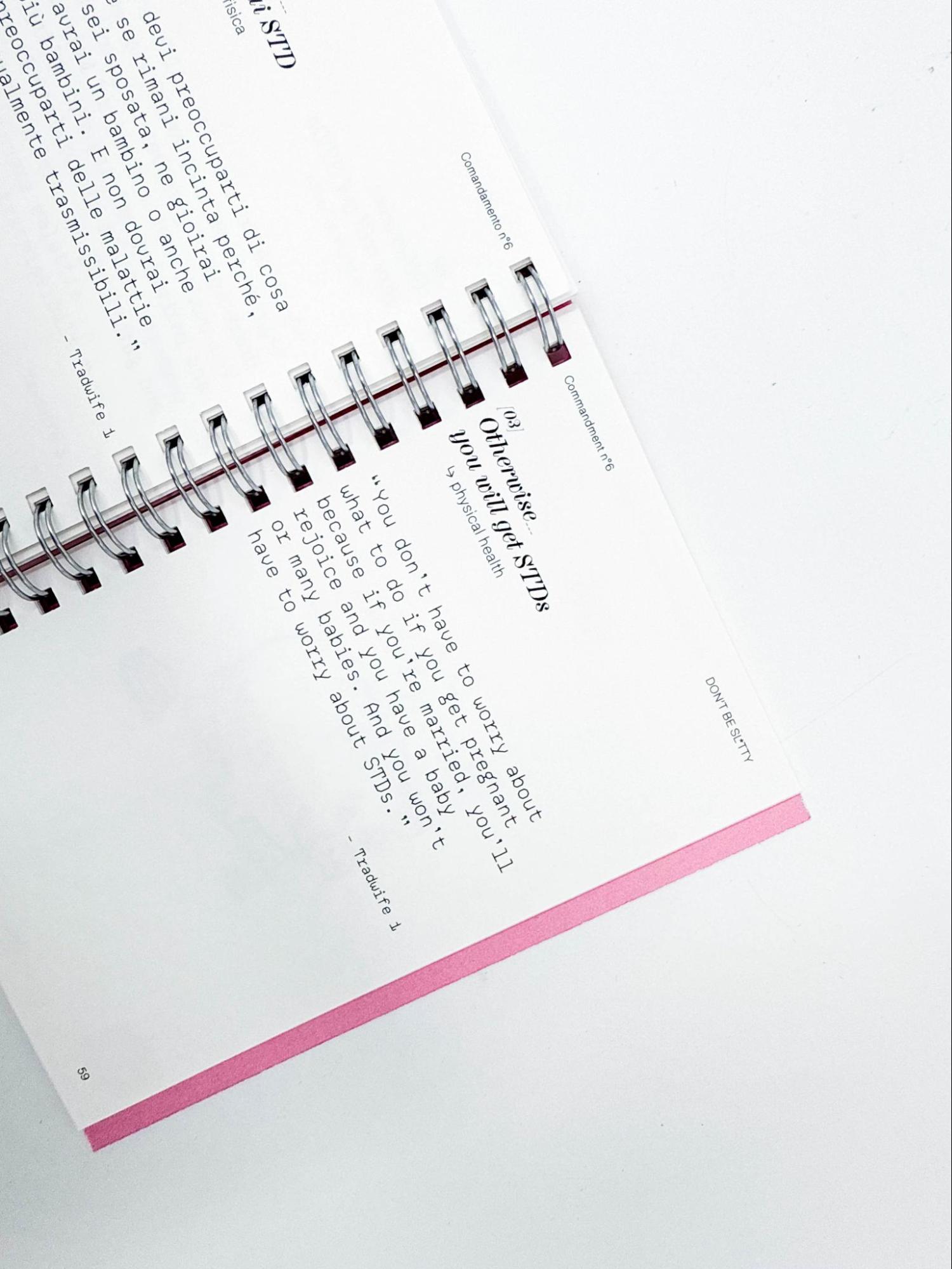 Focus on the running head (of two different quotes in two different chapters)